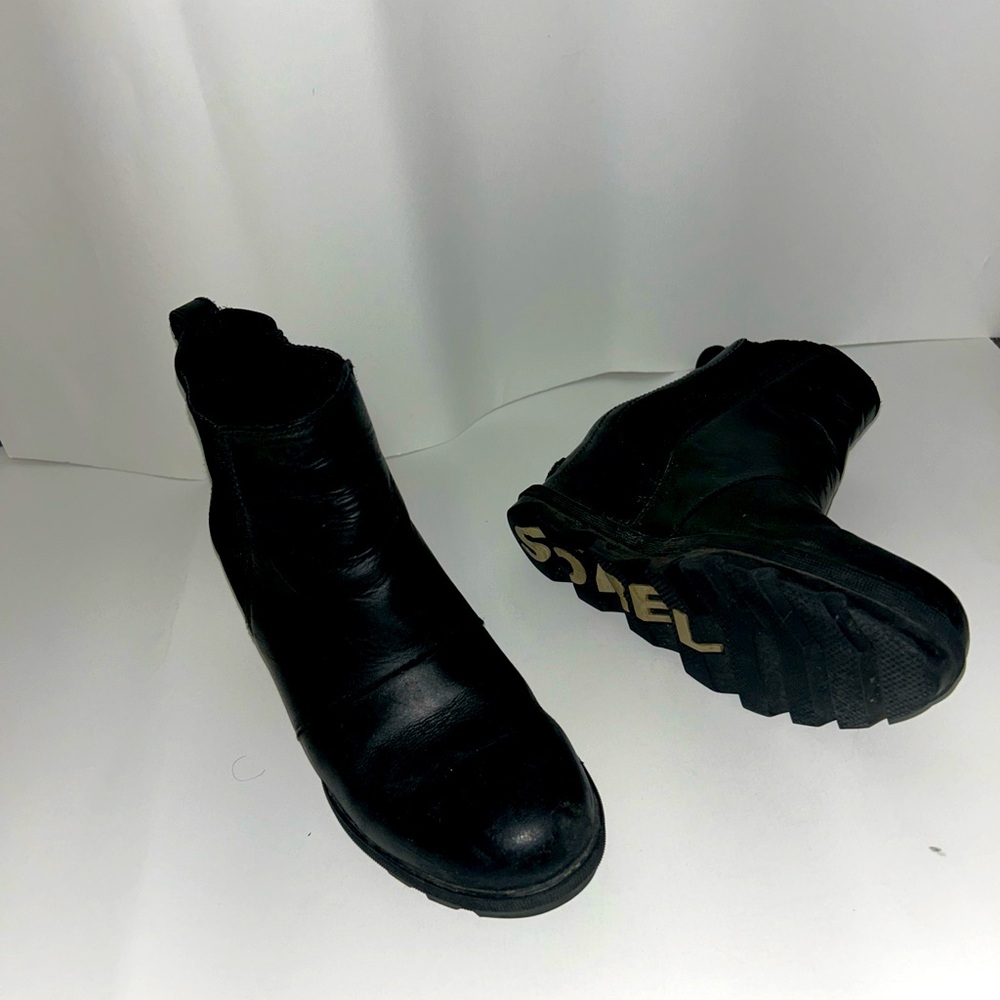 Sorel Black Leather Boots